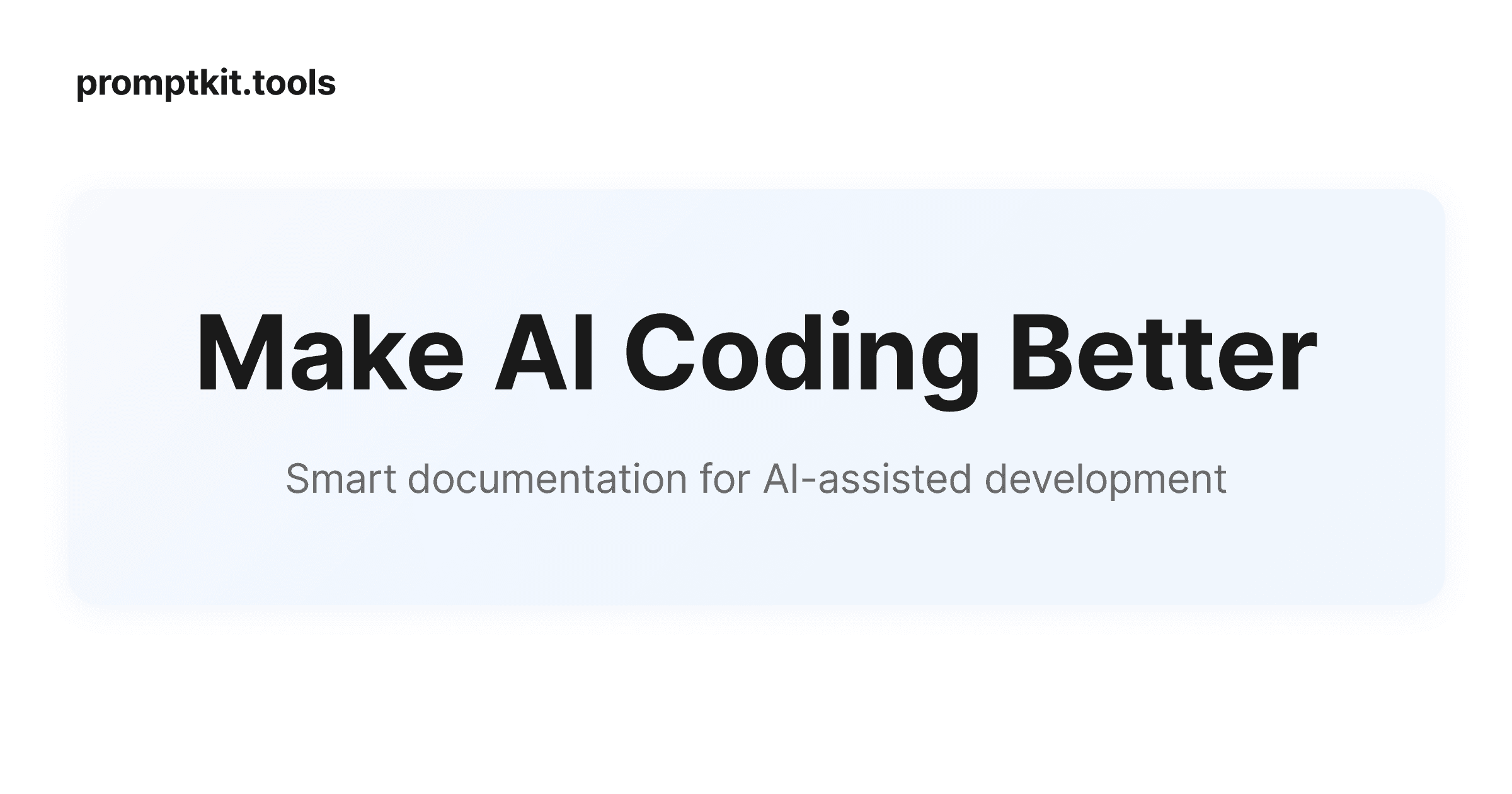 Introducing PromptKit: Your AI Development Companion